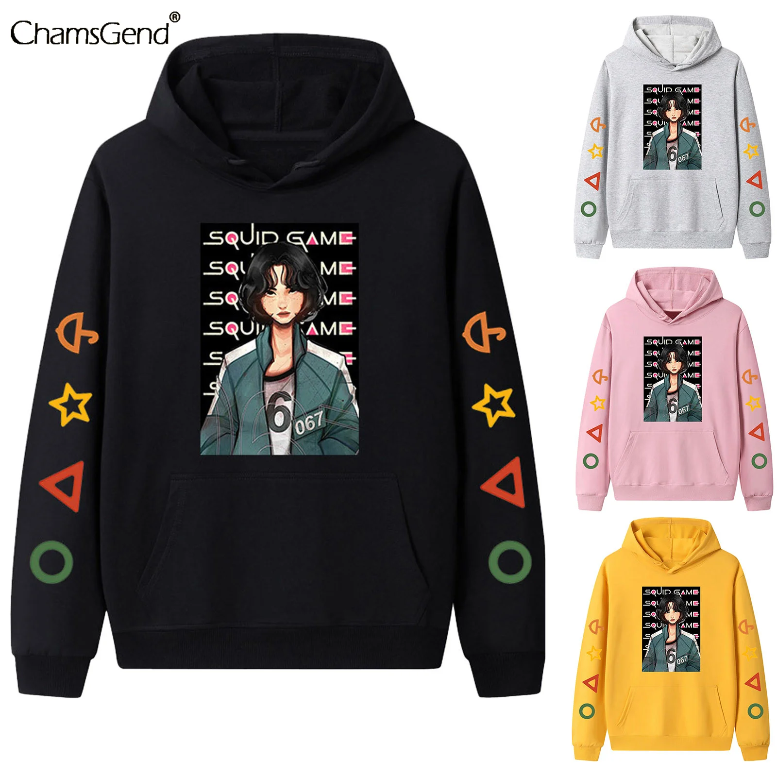 Squid Game Costume Hoodie 456 Sweatshirt 067 Jacket Cotton Cloth Casual Streetwear Pullovers Harajuku Sweatshirt Boys Girls
Squid Game Costume Hoodie 456 Sweatshirt 067 Jacket Cotton Cloth Casual Streetwear Pullovers Harajuku Sweatshirt Boys Girls