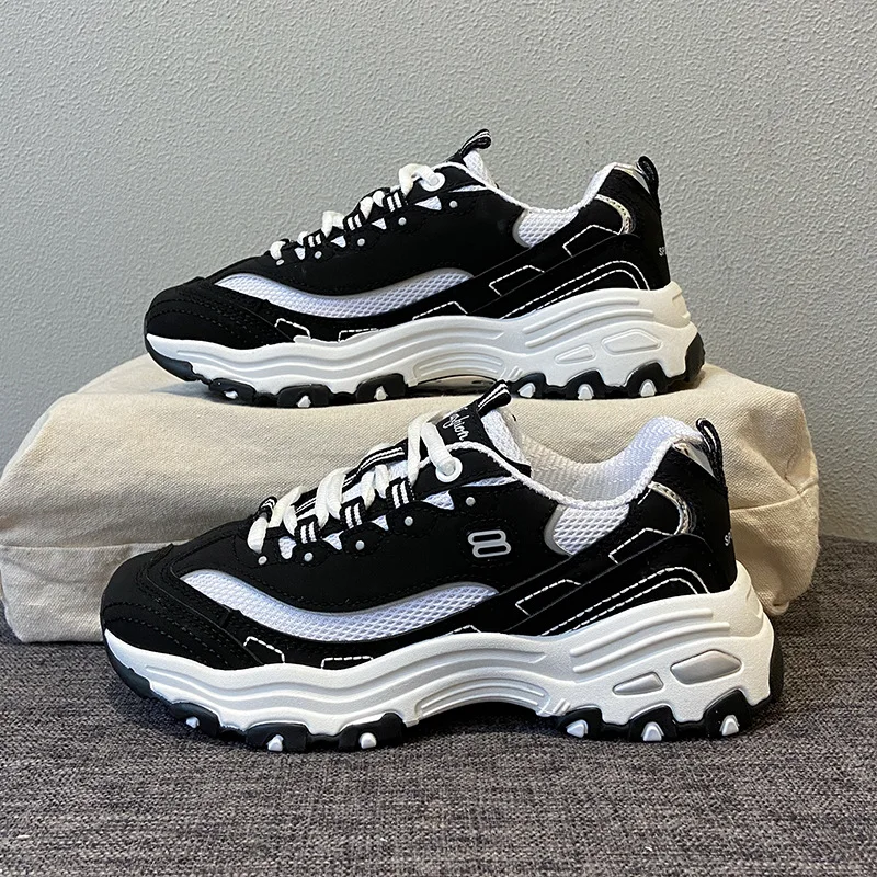 Women's Chunky Sneakers Thick Bottom Platform Vulcanize Shoes Fashion Breathable Casual Running Shoe for Woman Female 2021
Women's Chunky Sneakers Thick Bottom Platform Vulcanize Shoes Fashion Breathable Casual Running Shoe for Woman Female 2021