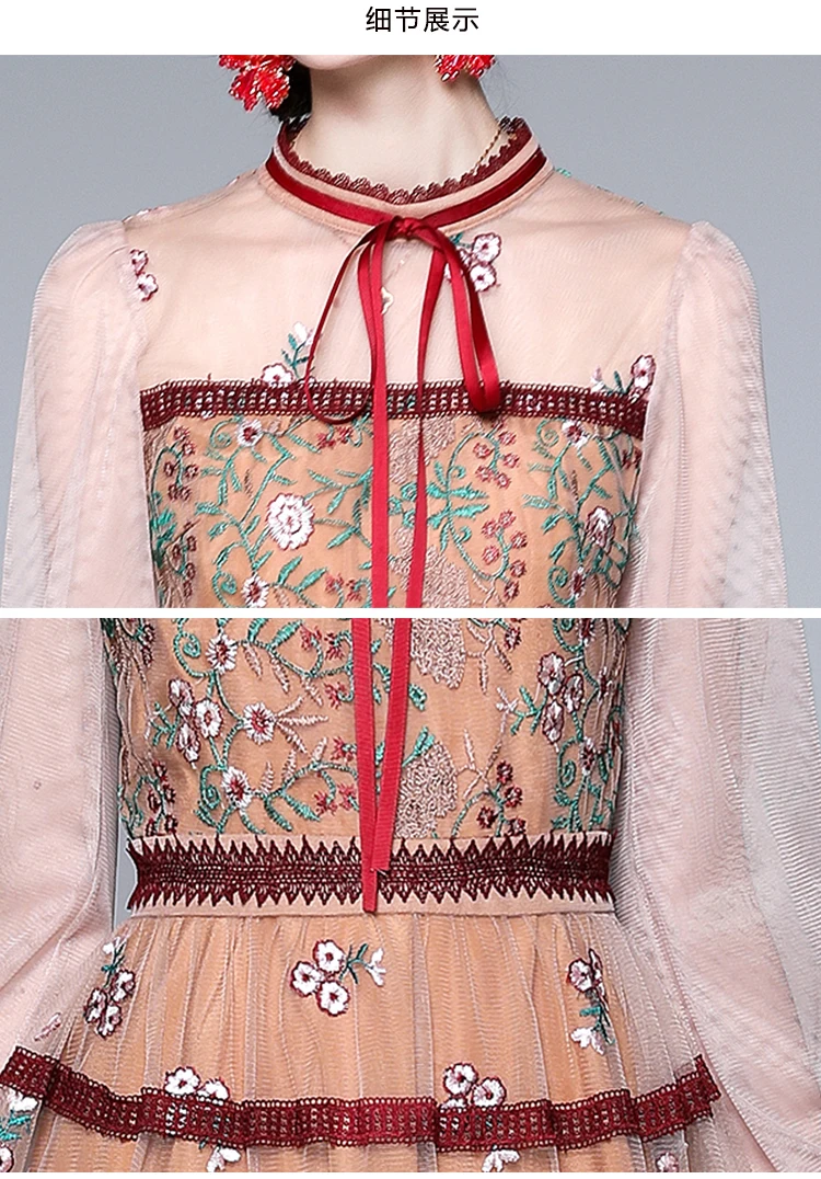 Heavy Industry Embroidery Floral Dress Appliques Bohemian Ladies Dresses Hollow Out Dress Vacation Luxury Summer Sundress
Heavy Industry Embroidery Floral Dress Appliques Bohemian Ladies Dresses Hollow Out Dress Vacation Luxury Summer Sundress