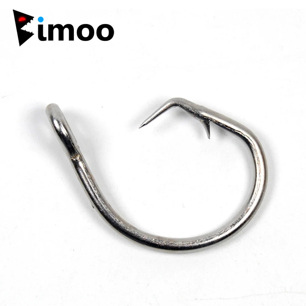 Bimoo Big StainlessSteel Circle Hook Claw Tip Strong Saltwater Fishing Hook for Trolling Rigging Large Tuna Shark 24/0 20/0 28/0 
Bimoo Big StainlessSteel Circle Hook Claw Tip Strong Saltwater Fishing Hook for Trolling Rigging Large Tuna Shark 24/0 20/0 28/0