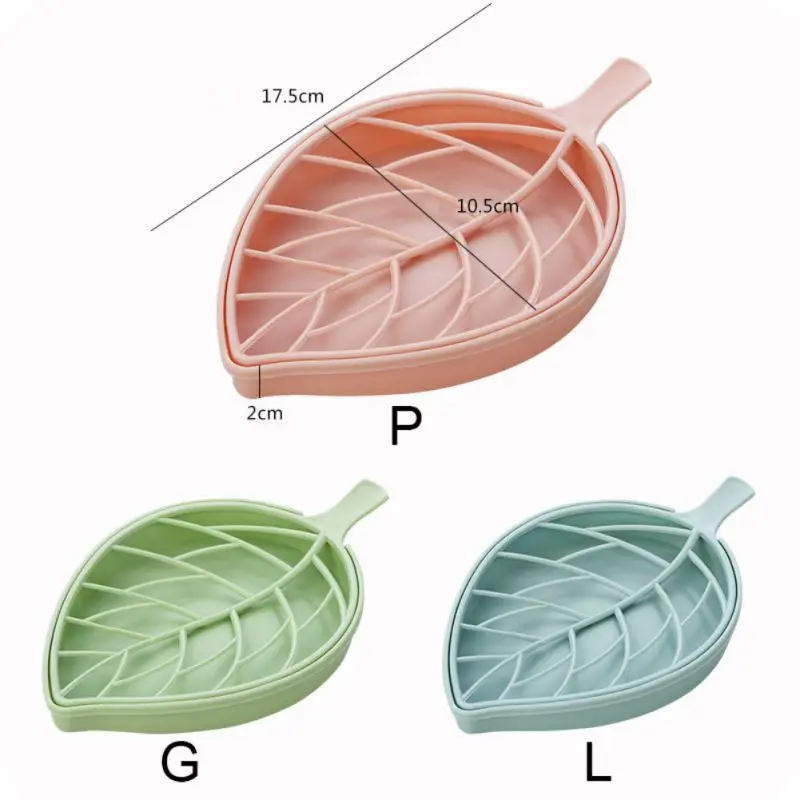 Leaf Shape Soap Box Dish Storage Plate Tray Holder Case Container Kitchen Bathroom Double Layers Soap Draining Box # 
Leaf Shape Soap Box Dish Storage Plate Tray Holder Case Container Kitchen Bathroom Double Layers Soap Draining Box #