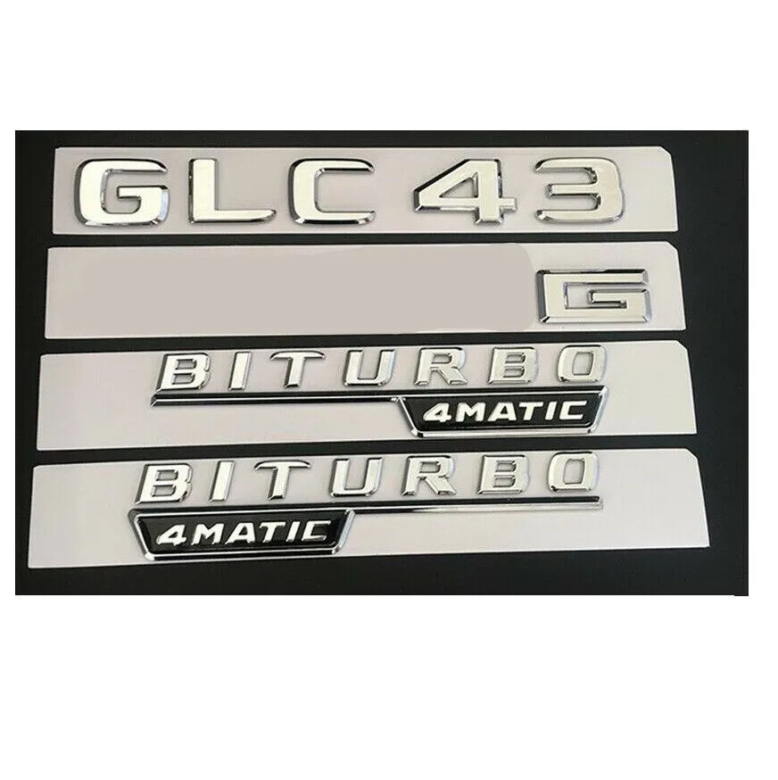 Chrome GLC43 для A M G BITURBO 4matic багажник значки эмблемы X253|Эмблемы| |