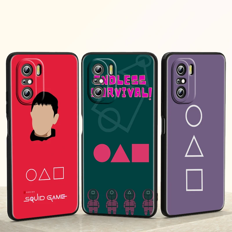 Cute Squid Game Korea For Redmi K40 30S 30T 30i 20 S2 GO Pro Ultra Gaming Redmi 10T Silicone Soft Black Phone Case
Cute Squid Game Korea For Redmi K40 30S 30T 30i 20 S2 GO Pro Ultra Gaming Redmi 10T Silicone Soft Black Phone Case