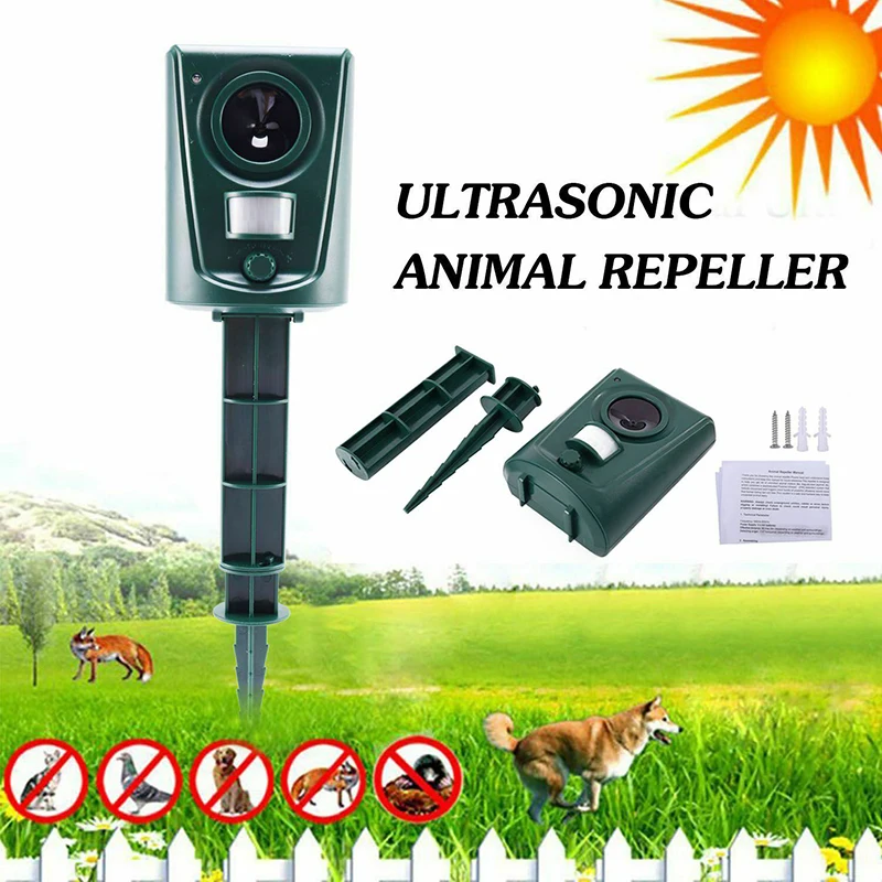 Garden Solar Powered Ultras Onic Outdoor Animal Repeller Infrared Sensor Waterproof Dog Cat Raccoon Rabbit Animal Dispeller
Garden Solar Powered Ultras Onic Outdoor Animal Repeller Infrared Sensor Waterproof Dog Cat Raccoon Rabbit Animal Dispeller