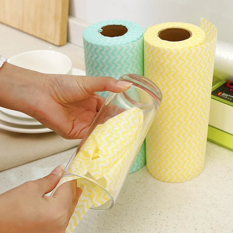 25PCS/Roll Disposable Household Non-woven Kitchen Cleaning Cloth Multi-function Rag
25PCS/Roll Disposable Household Non-woven Kitchen Cleaning Cloth Multi-function Rag