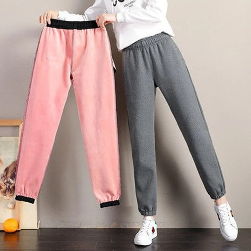 Women's Winter Plus Size Sweatpants Women High Waist Thick Fleece Trousers Casual Harem Pants Women Velvet Sweatpants X84
Women's Winter Plus Size Sweatpants Women High Waist Thick Fleece Trousers Casual Harem Pants Women Velvet Sweatpants X84