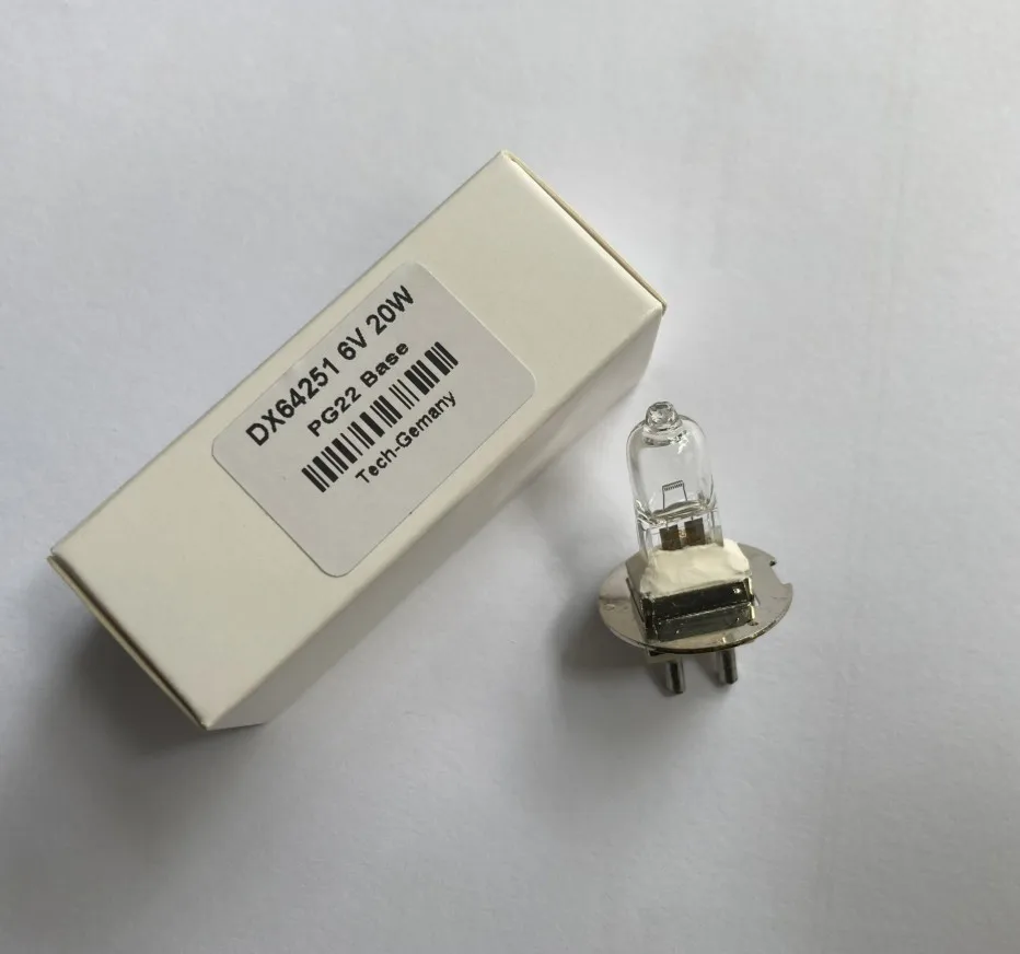Gemany бусины заменить HLX 64251 6V20W лампа keовочник Zeiss CSO щелевая Микроскоп 6 в 20 Вт PG22 |