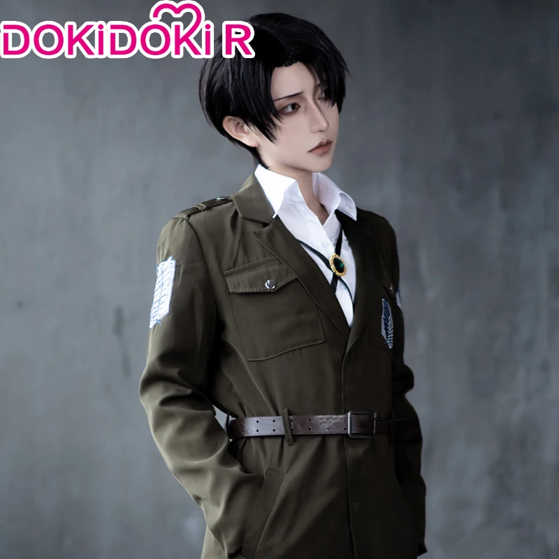 DokiDoki-R Anime Attack on Titan Cosplay Shingeki no Kyojin Anime Cosplay Levi Costume Survey Corps
DokiDoki-R Anime Attack on Titan Cosplay Shingeki no Kyojin Anime Cosplay Levi Costume Survey Corps