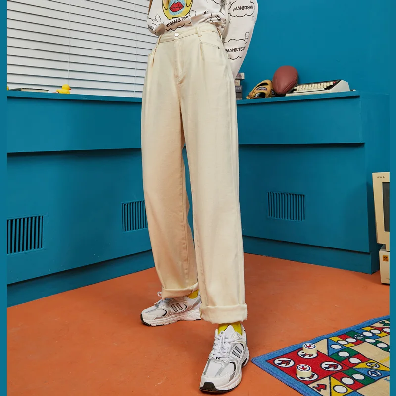 UNIFREE 2021 New Spring High Waist Pants Women Jeans Thin Casual Loose Solid Color Straight Jeans
UNIFREE 2021 New Spring High Waist Pants Women Jeans Thin Casual Loose Solid Color Straight Jeans