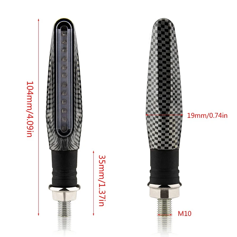 2PCS Motorcycle Turn Signal Light Built-in LED Flash Relay Chip Flowing Water Blinker Amber Lamp Flasher Flashing Indicator
2PCS Motorcycle Turn Signal Light Built-in LED Flash Relay Chip Flowing Water Blinker Amber Lamp Flasher Flashing Indicator