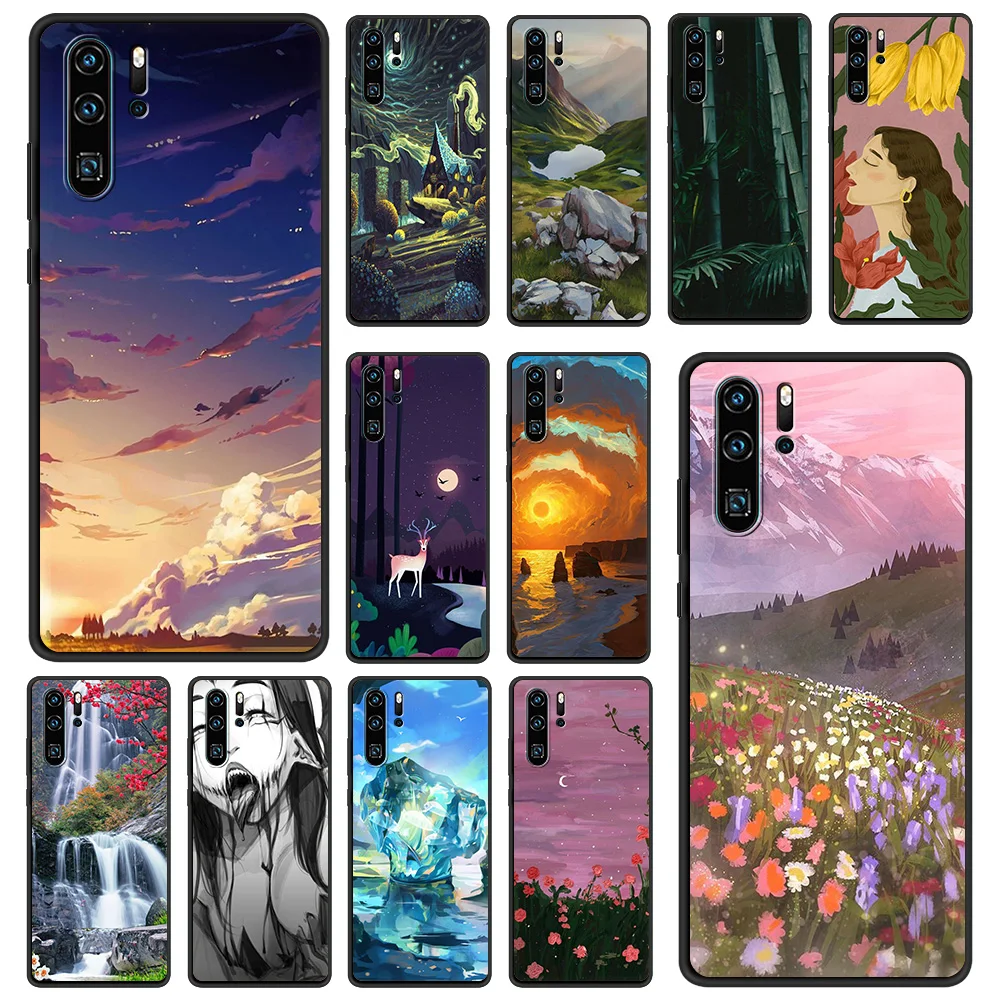Nature Sketching Luxury Phone Case for Huawei P20 P30 P40 Lite P20 P30 Pro P Smart Z Y6 Y7 2019 Cover Silicone Soft Shell Coque
Nature Sketching Luxury Phone Case for Huawei P20 P30 P40 Lite P20 P30 Pro P Smart Z Y6 Y7 2019 Cover Silicone Soft Shell Coque