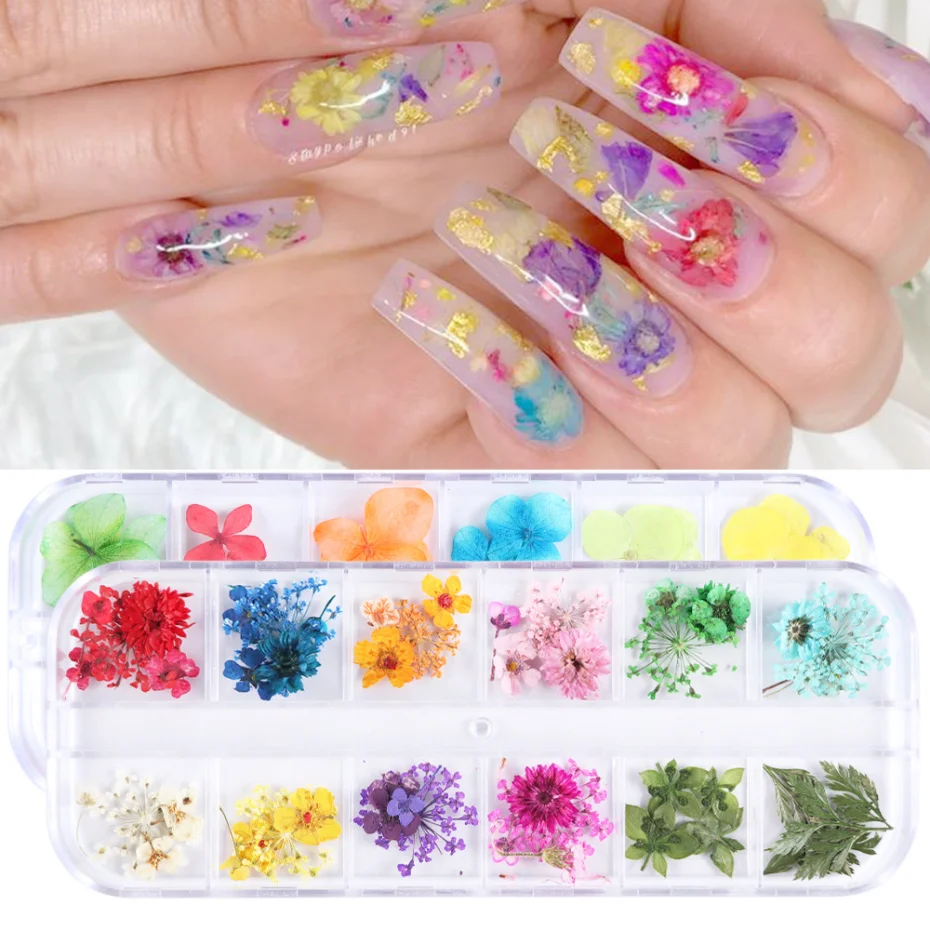 1 Box 3D Dried Flower Nail Decoration Natural Floral Sticker Mixed Dry Flower DIY Nail Art Decals Jewelry UV Gel Polish Manicure
1 Box 3D Dried Flower Nail Decoration Natural Floral Sticker Mixed Dry Flower DIY Nail Art Decals Jewelry UV Gel Polish Manicure