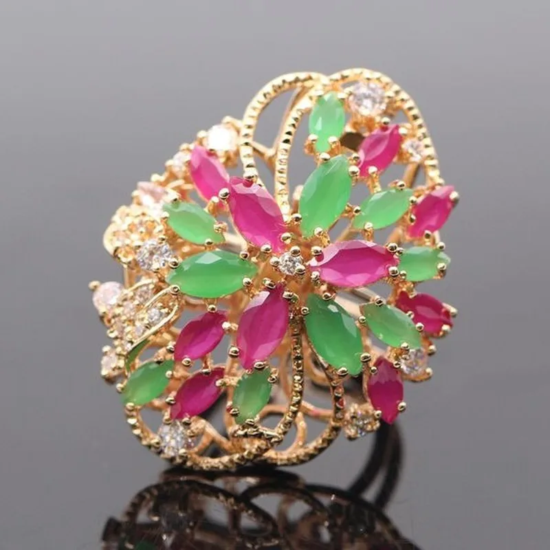 Jewelry classic Enamel Flower Cubic Zirconia Ring promotion elegant fashion crystal engagement ring
Jewelry classic Enamel Flower Cubic Zirconia Ring promotion elegant fashion crystal engagement ring