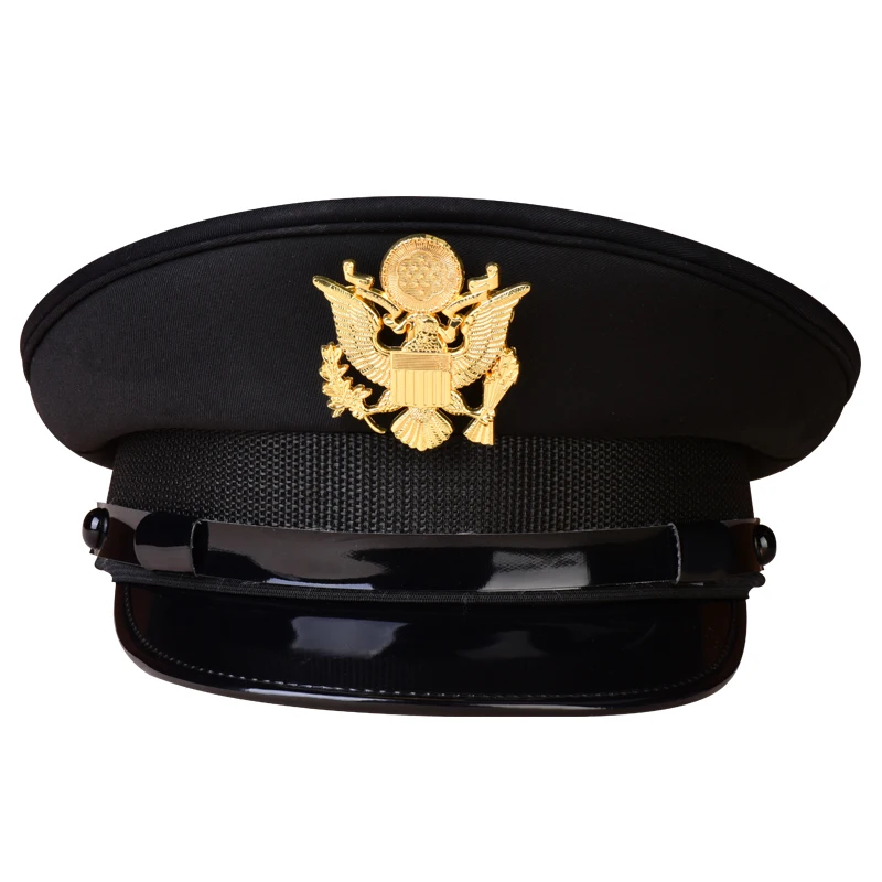 HONGKONG POLICE VISOR CAP Captain Pilot Hat Military Hats for Men Captain's Cap | Аксессуары для одежды