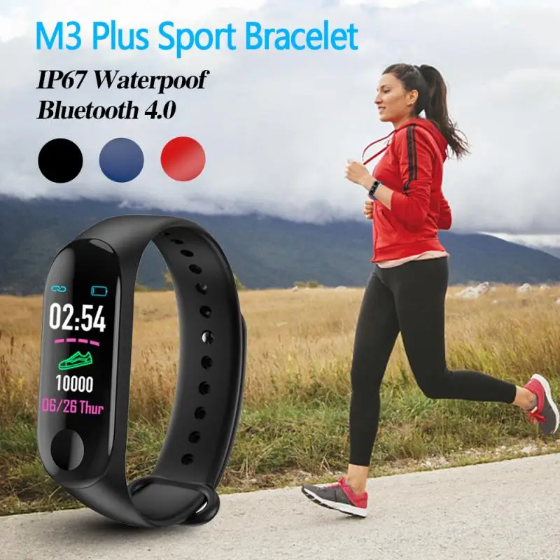 M3Plus Bluetooth Smart Watch Heart Rate Blood Pressure Health Wristband Waterproof Fitness Tracker Watch M3 Wearable Devices
M3Plus Bluetooth Smart Watch Heart Rate Blood Pressure Health Wristband Waterproof Fitness Tracker Watch M3 Wearable Devices