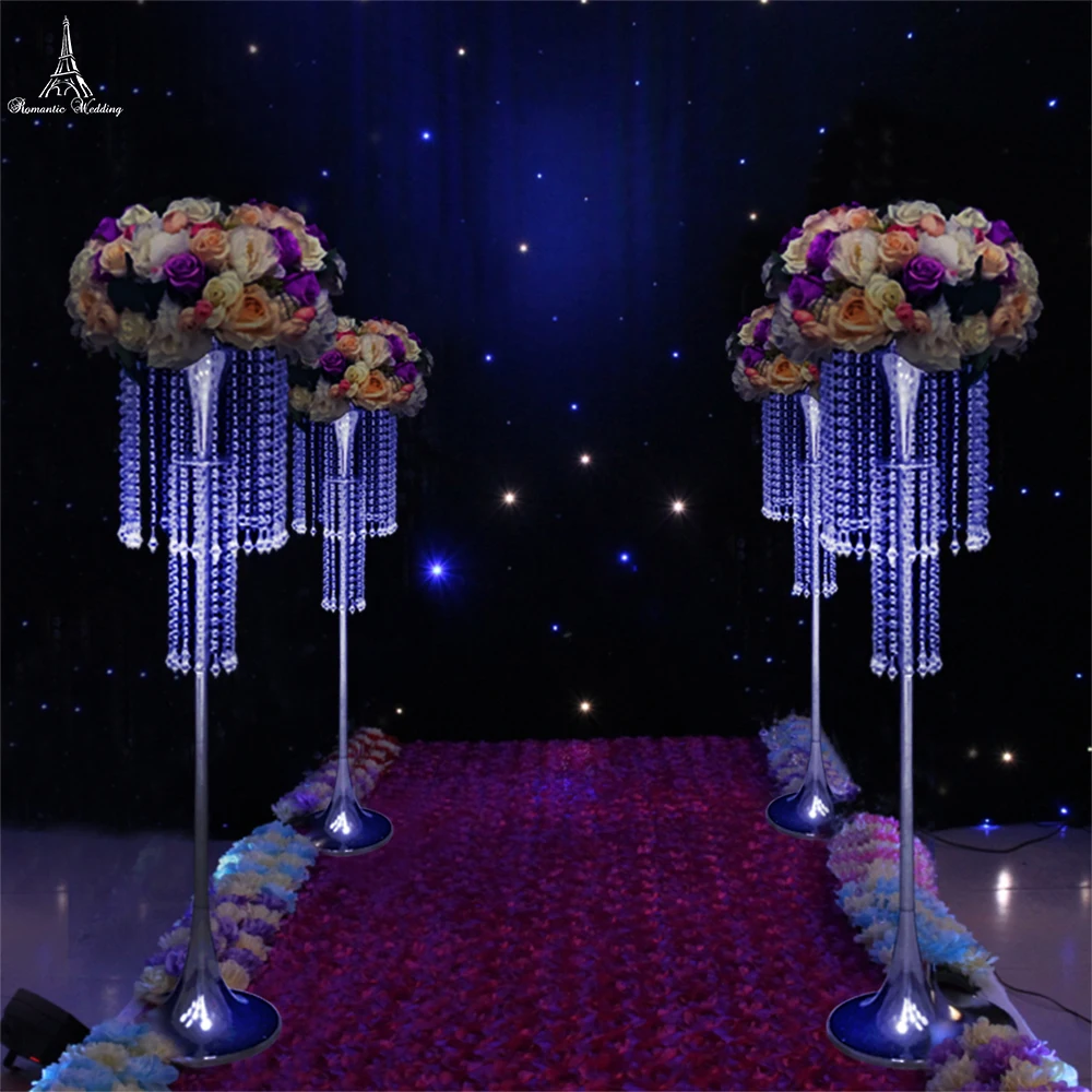 10pcs/a lot 47inches Tall Silver Metal Flower Stand with Acrylic Beads for Wedding Decoration
10pcs/a lot 47inches Tall Silver Metal Flower Stand with Acrylic Beads for Wedding Decoration