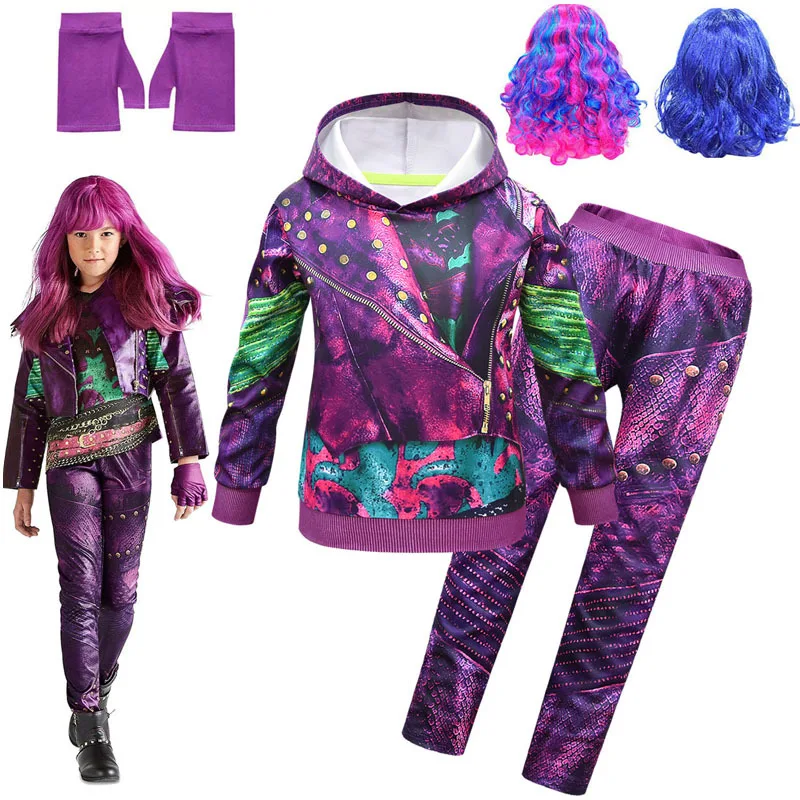 2020 New descendants 3 jackets kids hoodies spring and autumn casual girls coats Mal's hooded cardigan sweatshirts Girl suit
2020 New descendants 3 jackets kids hoodies spring and autumn casual girls coats Mal's hooded cardigan sweatshirts Girl suit