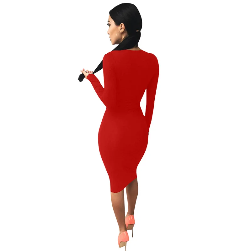 Mandylandy Dress Summer Sexy Long Sleeve V-neck High Waist Hollow Out Dress Women's Casual Solid Color Slim Dress 
Mandylandy Dress Summer Sexy Long Sleeve V-neck High Waist Hollow Out Dress Women's Casual Solid Color Slim Dress