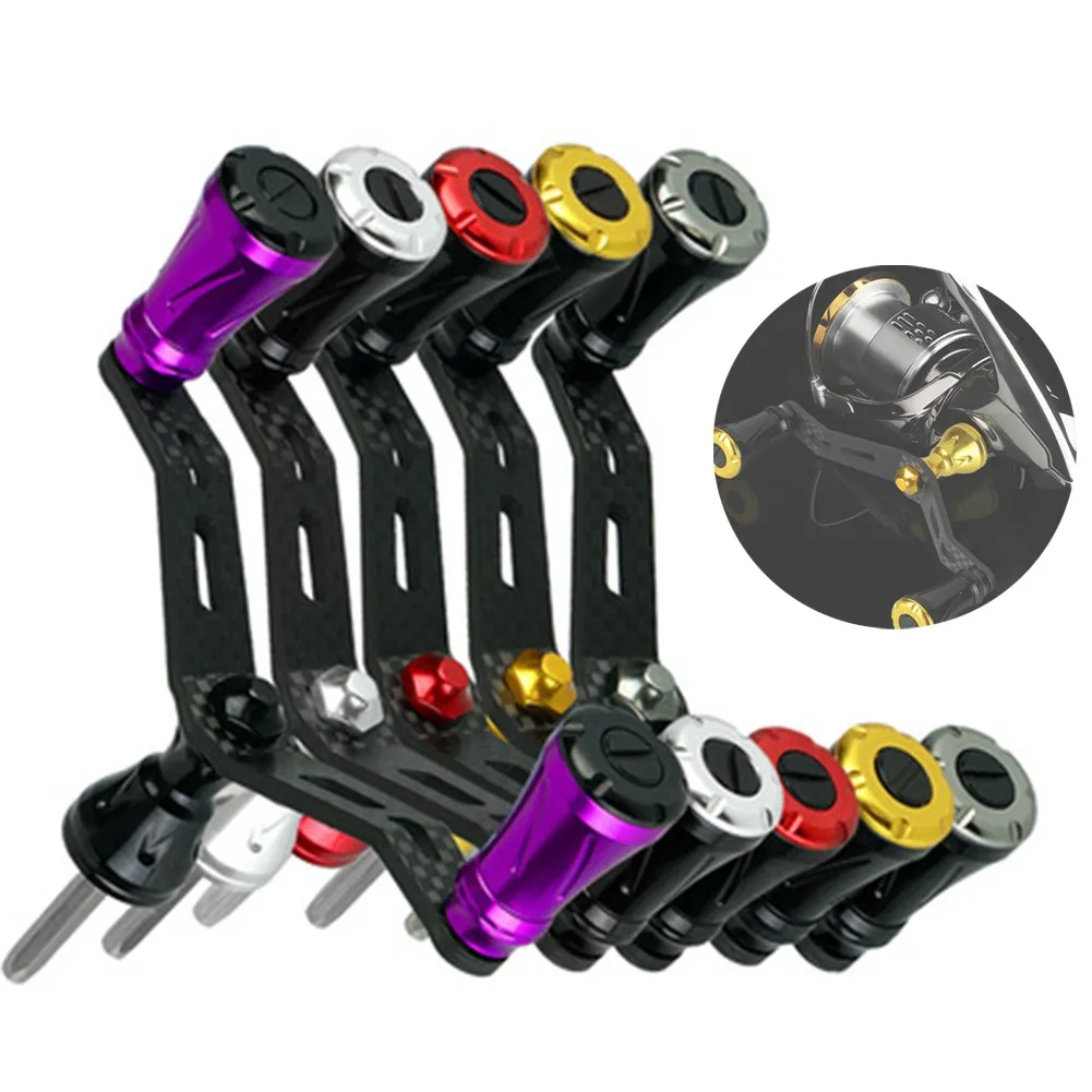 110mm Super Power Spinning Reel Handle Grip Carbon Fiber Double Handles Gripper Keep Balance For Squid Trout Carp Fishing Pesca
110mm Super Power Spinning Reel Handle Grip Carbon Fiber Double Handles Gripper Keep Balance For Squid Trout Carp Fishing Pesca