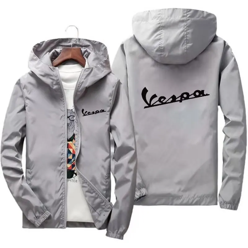 2021 Summer Brand Men Bomber Jacket Thin Long Sleeve Summer Vespa Hooded Jacket Windbreaker Zipper Sun Protection Brand Clothing
2021 Summer Brand Men Bomber Jacket Thin Long Sleeve Summer Vespa Hooded Jacket Windbreaker Zipper Sun Protection Brand Clothing