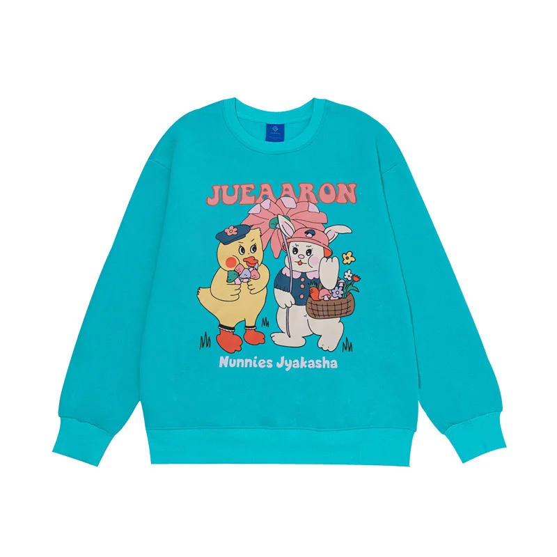 Женский свитер с мультяшным изображением милого кролика, с буквенным принтом, парный Свободный Повседневный Топ в стиле Харадзюку, весна и ...
Женский свитер с мультяшным изображением милого кролика, с буквенным принтом, парный Свободный Повседневный Топ в стиле Харадзюку, весна и ...