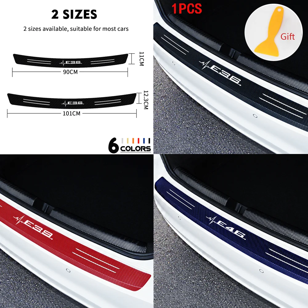 1PCS 3D Carbon Fiber Waterproof Protection Film Car Trunk Guard Plate Car Sticker For BMW E28 E30 E60 E61 E70 E71 accessories
1PCS 3D Carbon Fiber Waterproof Protection Film Car Trunk Guard Plate Car Sticker For BMW E28 E30 E60 E61 E70 E71 accessories