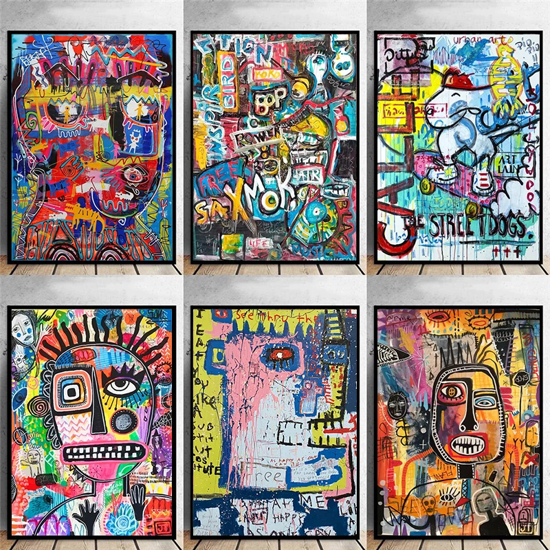 Streets Graffiti Art Abstract Canvas Painting Posters and Prints " Smile " Wall Art Picture For Livig Room Home Decor Cuadros
Streets Graffiti Art Abstract Canvas Painting Posters and Prints " Smile " Wall Art Picture For Livig Room Home Decor Cuadros