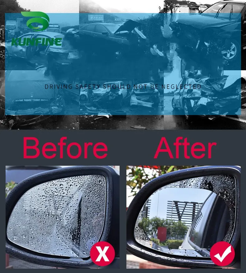 2 PCs Car Rearview Mirror protective Film car mirror window transparent Film waterproof rainproof car Sticker
2 PCs Car Rearview Mirror protective Film car mirror window transparent Film waterproof rainproof car Sticker