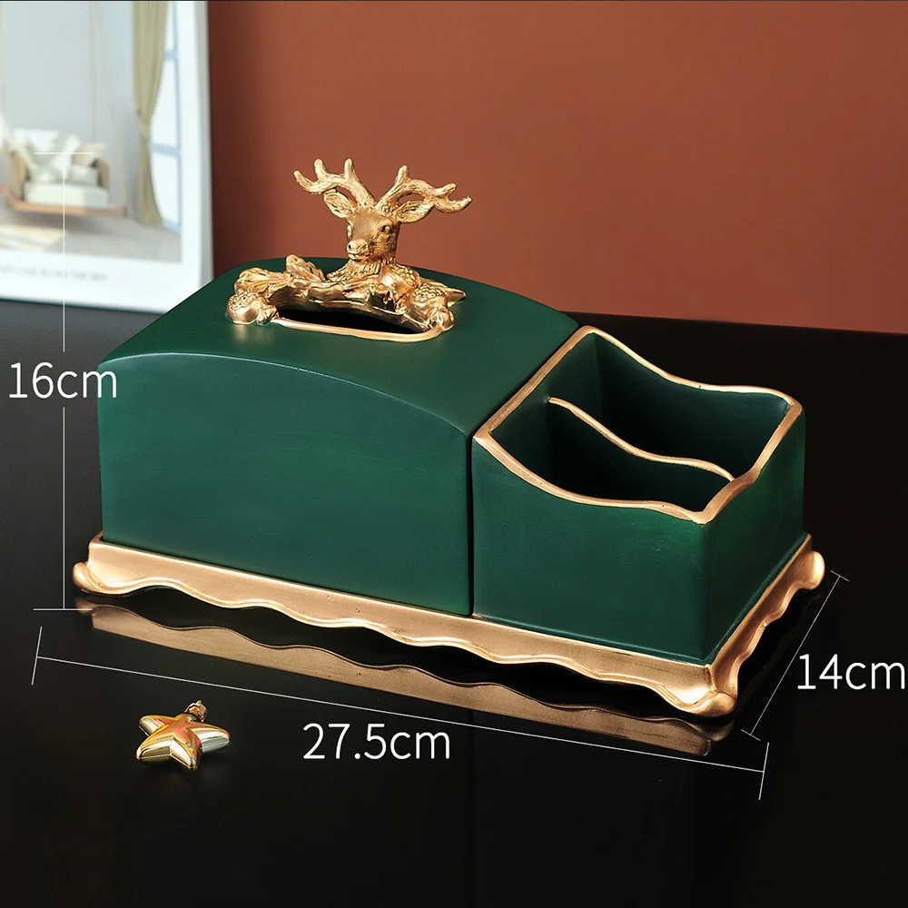 Creative Resin Tissue Storage Box Decoration Table Toilet Roll Holder Decorative Napkin Box Boite Rangement Home Decor BJ50ZC
Creative Resin Tissue Storage Box Decoration Table Toilet Roll Holder Decorative Napkin Box Boite Rangement Home Decor BJ50ZC