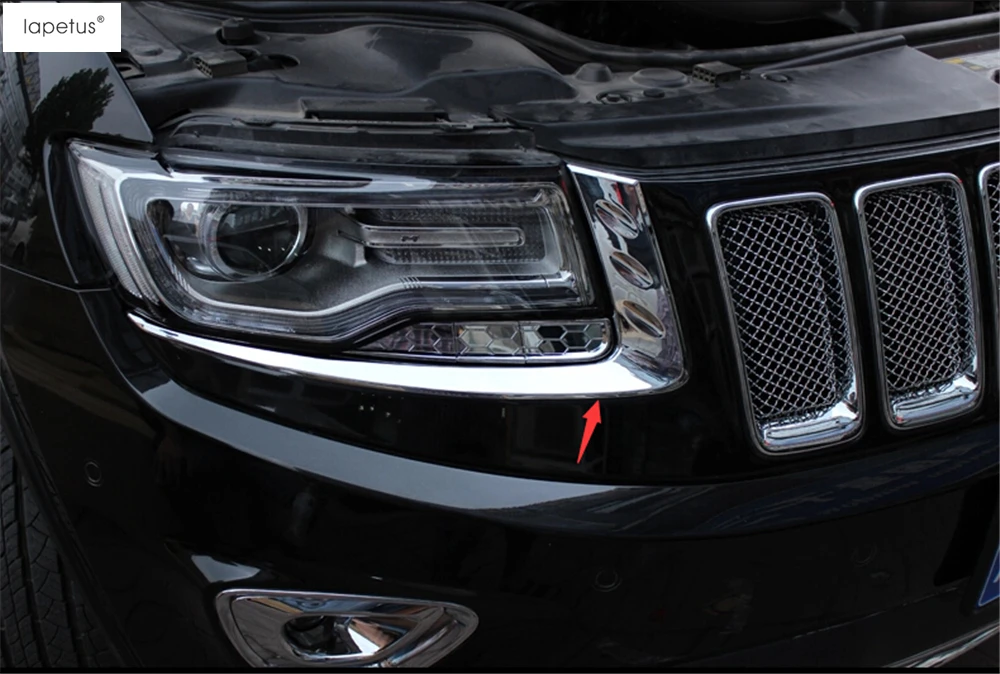 Lapetus ABS ! Accessories Front Headlight Lamp Eyelid Eyebrow Molding Cover Kit Trim For Jeep Grand Cherokee 2014 2015 2016
Lapetus ABS ! Accessories Front Headlight Lamp Eyelid Eyebrow Molding Cover Kit Trim For Jeep Grand Cherokee 2014 2015 2016