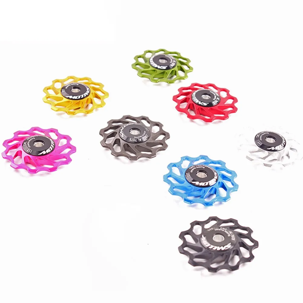 11T Mountain Bike Jockey Wheel Pulley Bicycle High Strength Aluminum Alloy + Ceramics Breaing Rear Derailleur Cycling Accessory
11T Mountain Bike Jockey Wheel Pulley Bicycle High Strength Aluminum Alloy + Ceramics Breaing Rear Derailleur Cycling Accessory
