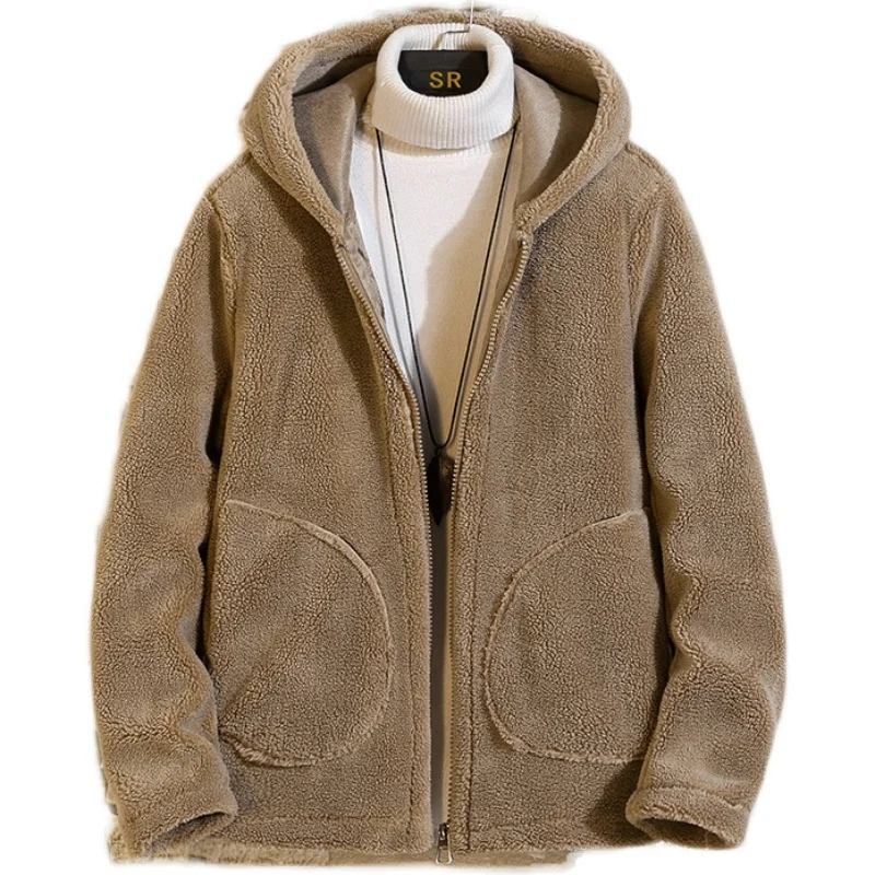 Men's Jackets Plush Fabric Men Warm Jacket Fashion High Street Thick Windproof Winter Jackets Male Fluffy Fleece Parkas
Men's Jackets Plush Fabric Men Warm Jacket Fashion High Street Thick Windproof Winter Jackets Male Fluffy Fleece Parkas