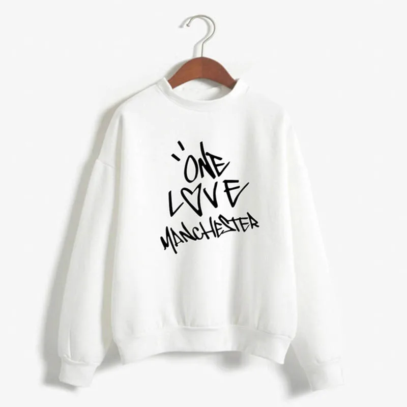 Moletom feminino ariana grande um amor manchester carta impress o pul ver mujer inverno quente hoodies
Moletom feminino ariana grande um amor manchester carta impress o pul ver mujer inverno quente hoodies