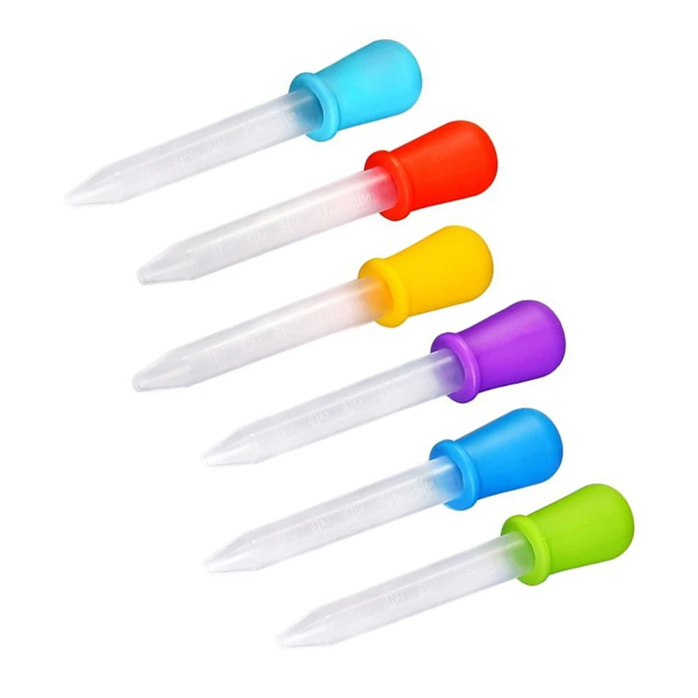 6/10pcs Baby Droppers Plastic Food-Grade Silicone Baby Pipettes Devices Infant Droppers Feeders Color Random
6/10pcs Baby Droppers Plastic Food-Grade Silicone Baby Pipettes Devices Infant Droppers Feeders Color Random