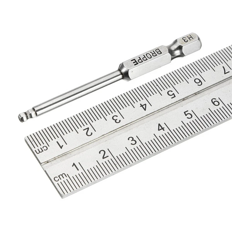 Broppe 7Pc 2/2.5/3/4/5/6/8mm Magnetic Ball Screwdriver Bits 1/4 Inch Hex Shank Screwdriver 65mm Electric Drill Power Driver Tool
Broppe 7Pc 2/2.5/3/4/5/6/8mm Magnetic Ball Screwdriver Bits 1/4 Inch Hex Shank Screwdriver 65mm Electric Drill Power Driver Tool