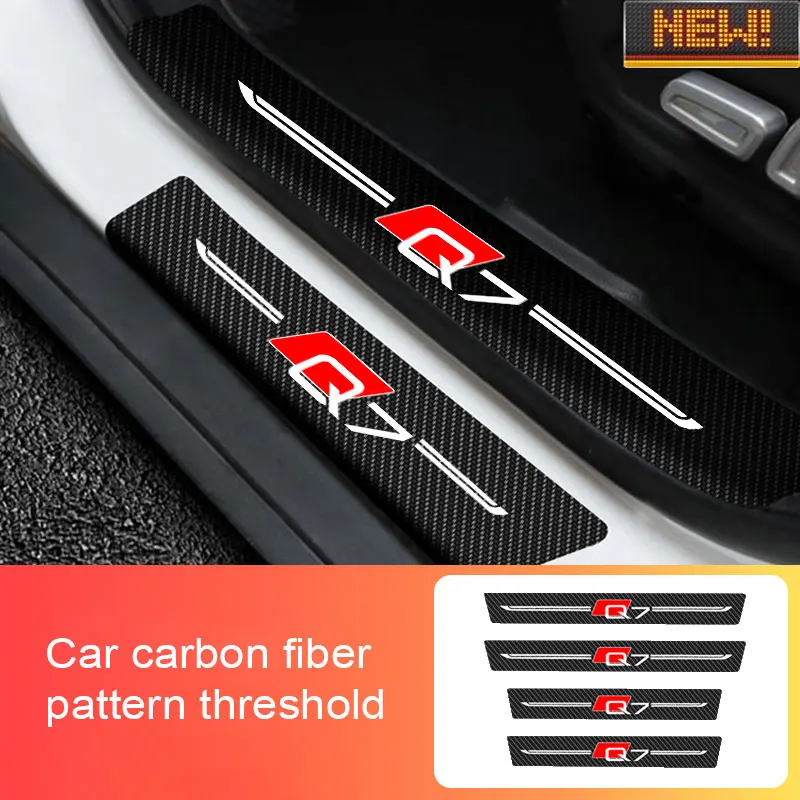 4Pcs Car Door Threshold Carbon Fiber Scuff Plate Sticker For Audi Q7 2006-2020 2021 Type Car Door Anti Scratch Auto Accessorie
4Pcs Car Door Threshold Carbon Fiber Scuff Plate Sticker For Audi Q7 2006-2020 2021 Type Car Door Anti Scratch Auto Accessorie