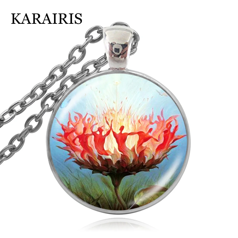 KARAIRIS Dancing Flowers Dancing People Painting Abstract Art Necklace Glass Cabochon Dome Necklaces Party Jewelry Gifts
KARAIRIS Dancing Flowers Dancing People Painting Abstract Art Necklace Glass Cabochon Dome Necklaces Party Jewelry Gifts