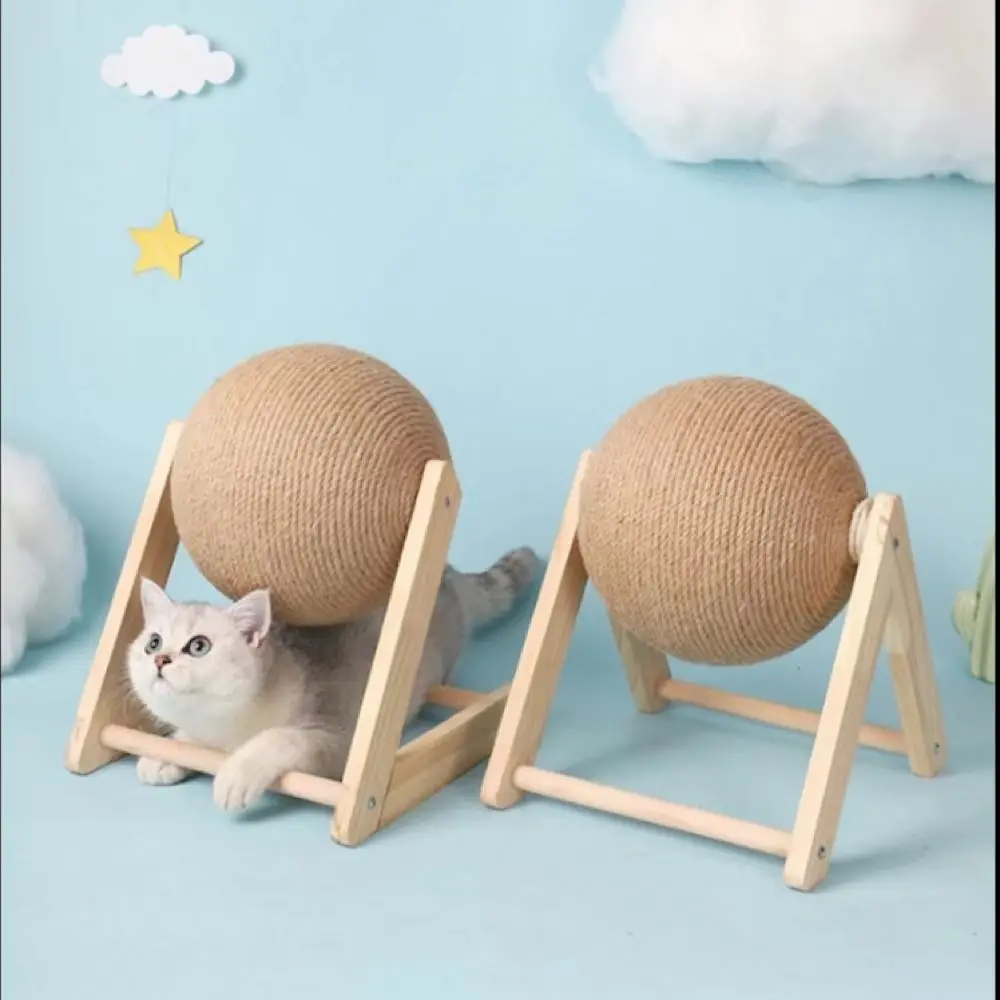 Cat Scratching Ball Toy Kitten Sisal Rope Ball Board Grinding Paws Toys Cats Scratcher Wear-resistant Pet Furniture Supplies
Cat Scratching Ball Toy Kitten Sisal Rope Ball Board Grinding Paws Toys Cats Scratcher Wear-resistant Pet Furniture Supplies