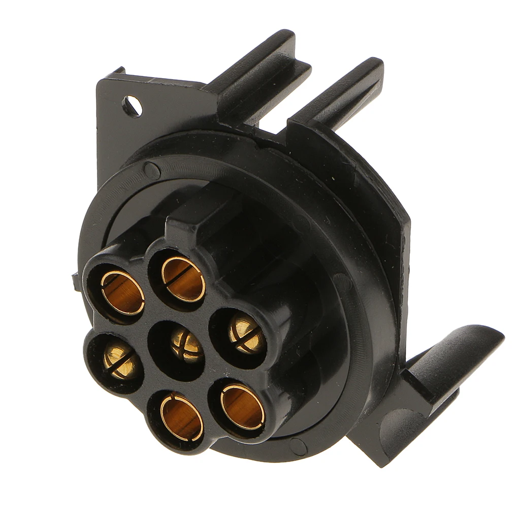 7 pin Copper Short Trailer Towing Wiring Socket Plug Adapter 
7 pin Copper Short Trailer Towing Wiring Socket Plug Adapter
