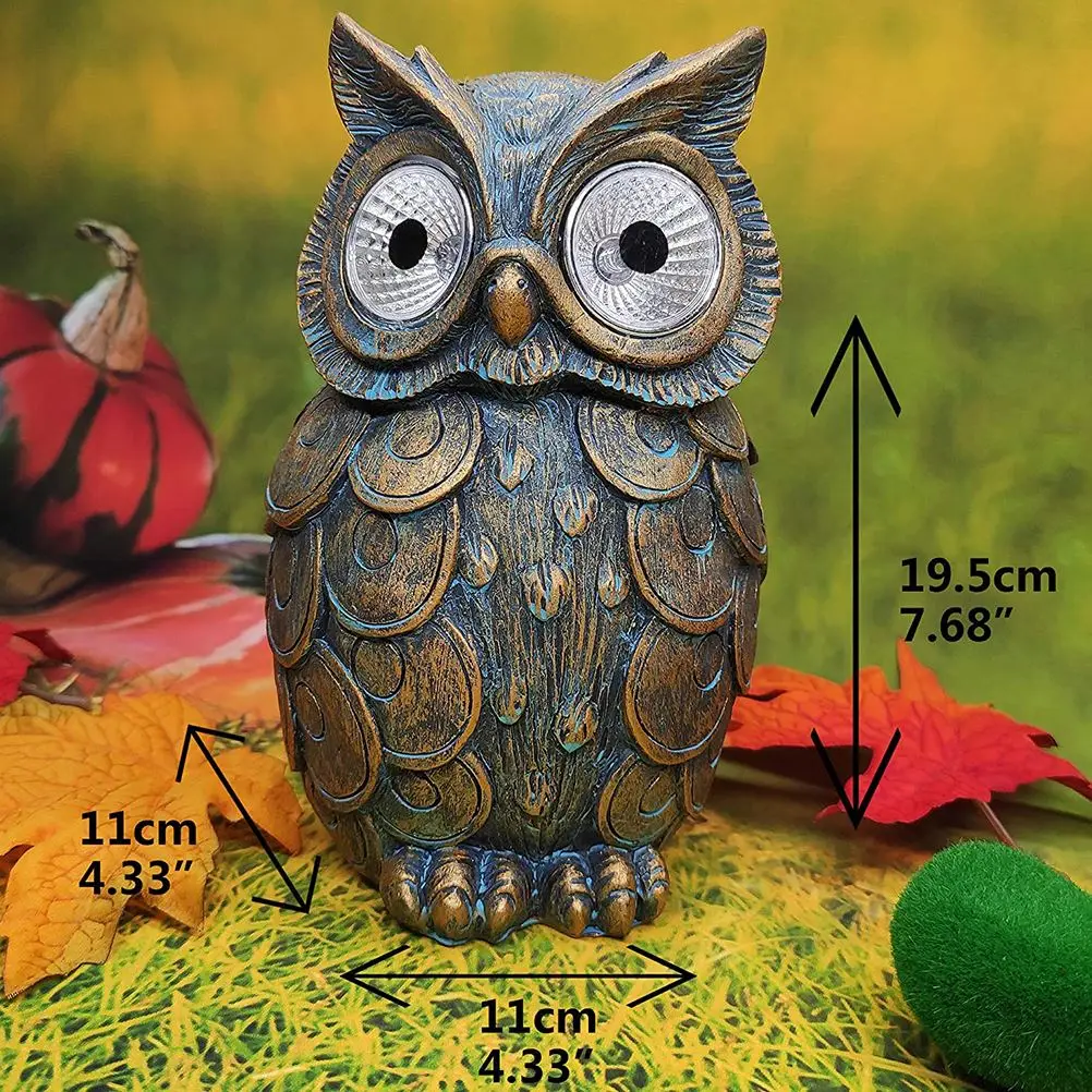 Outdoor Solar Power Garden Lights Owl Decor Path Lawn Yard Led Landscape Lamp Energy-Saving Suitable For Garden Solar Lawn Light
Outdoor Solar Power Garden Lights Owl Decor Path Lawn Yard Led Landscape Lamp Energy-Saving Suitable For Garden Solar Lawn Light
