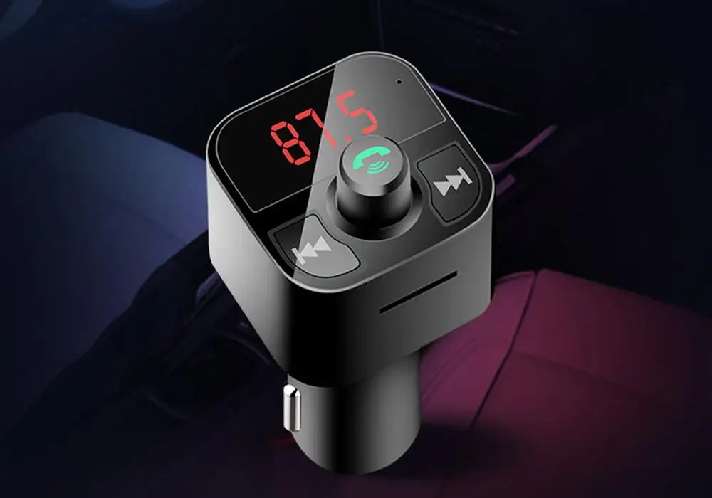 Автомобильный комплект громкой связи 3,1 А, быстрое зарядное устройство с двумя Usb, Fm-передатчик, ЖК-цифровой вольтметр, Tf-карта, Aux-плеер
Автомобильный комплект громкой связи 3,1 А, быстрое зарядное устройство с двумя Usb, Fm-передатчик, ЖК-цифровой вольтметр, Tf-карта, Aux-плеер