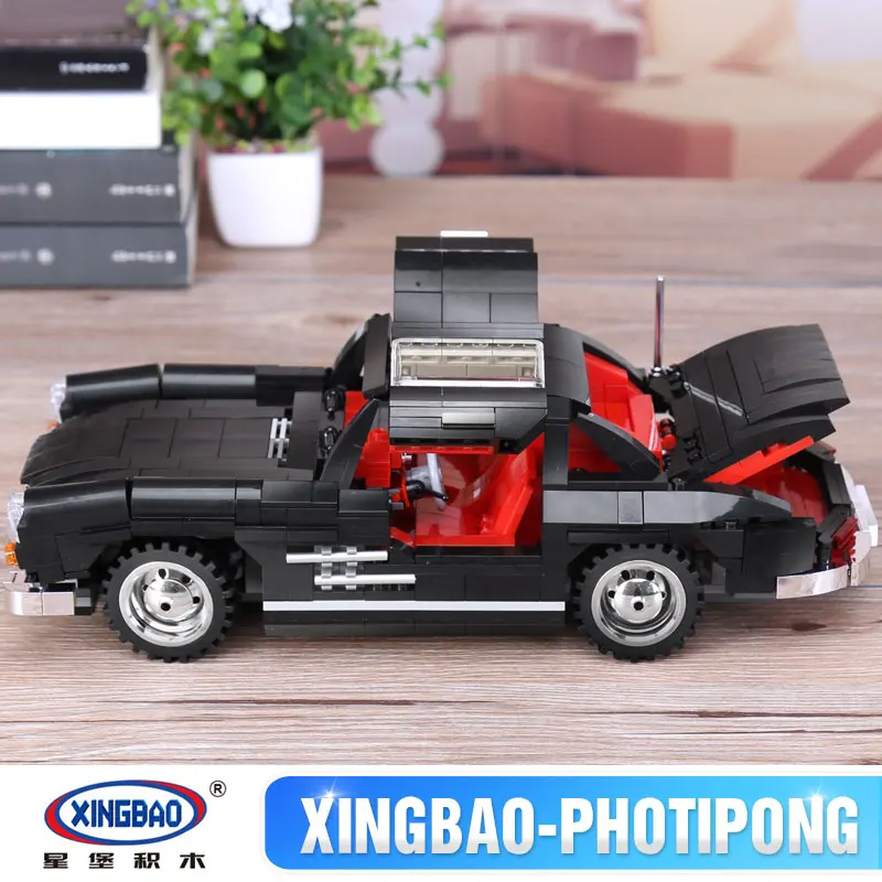 Building block game car model classic Xingbao 03010 building block toy car series creative MOC photpong car game 825 UDS 
Building block game car model classic Xingbao 03010 building block toy car series creative MOC photpong car game 825 UDS