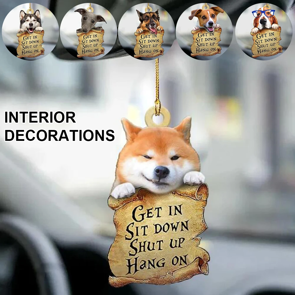 Car Pendant Cute Dogs Rearview Mirror Charm Decoration Hanging Ornaments Car Interior Decoration Pendants for Keyring Backpack
Car Pendant Cute Dogs Rearview Mirror Charm Decoration Hanging Ornaments Car Interior Decoration Pendants for Keyring Backpack