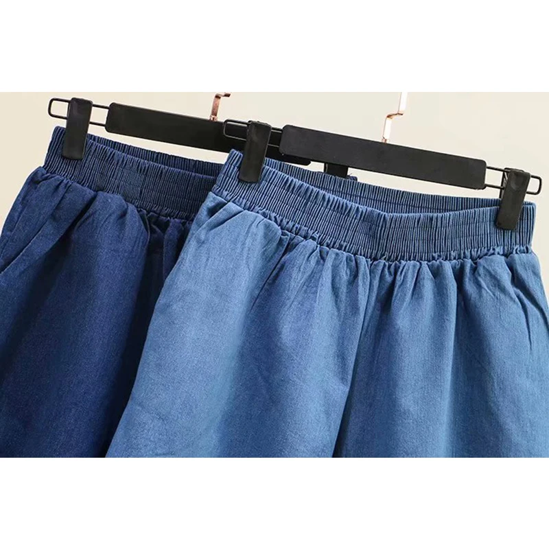 TIGENA Soft Cozy Denim Shorts Women 2021 Summer Casual Loose Wide Leg Elastic High Waist Jeans Shorts for Female Short Pants
TIGENA Soft Cozy Denim Shorts Women 2021 Summer Casual Loose Wide Leg Elastic High Waist Jeans Shorts for Female Short Pants