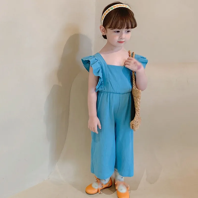 Summer Girls Korean Cute Jumpsuit Baby Kids Open Back Sleeveless Clothes Wide Leg Pants
Summer Girls Korean Cute Jumpsuit Baby Kids Open Back Sleeveless Clothes Wide Leg Pants