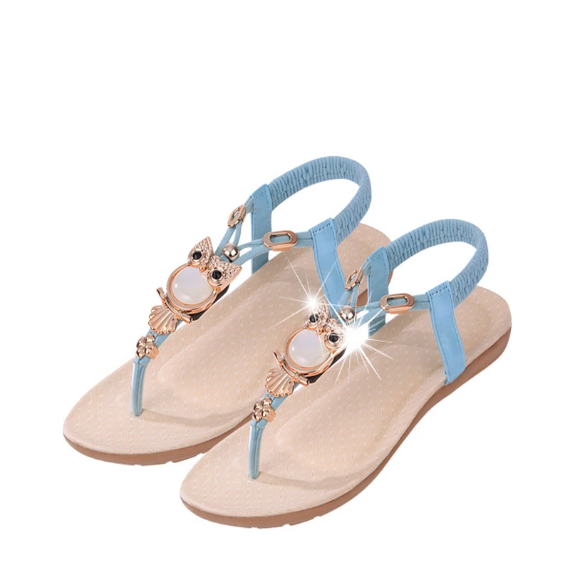 Women Flats with Flip Flop Sandals Metal Decorate Comfort Back Elastic Ankle Straps Crystal Students Bohemia Ladies Beach Shoes
Women Flats with Flip Flop Sandals Metal Decorate Comfort Back Elastic Ankle Straps Crystal Students Bohemia Ladies Beach Shoes