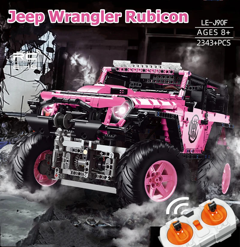 Techni Jeep Wrangler Rubicon Model With LED Light Remote Control MOC IDEAs Creative Technology Building Blocks Bricks Toys Gifts
Techni Jeep Wrangler Rubicon Model With LED Light Remote Control MOC IDEAs Creative Technology Building Blocks Bricks Toys Gifts