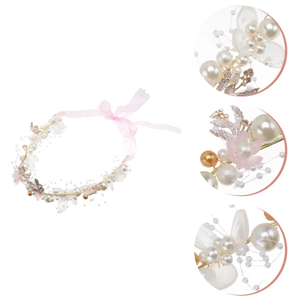 1pc Simulated Flower Wreath Performance Lifelike Garland Bracelet for Girl
