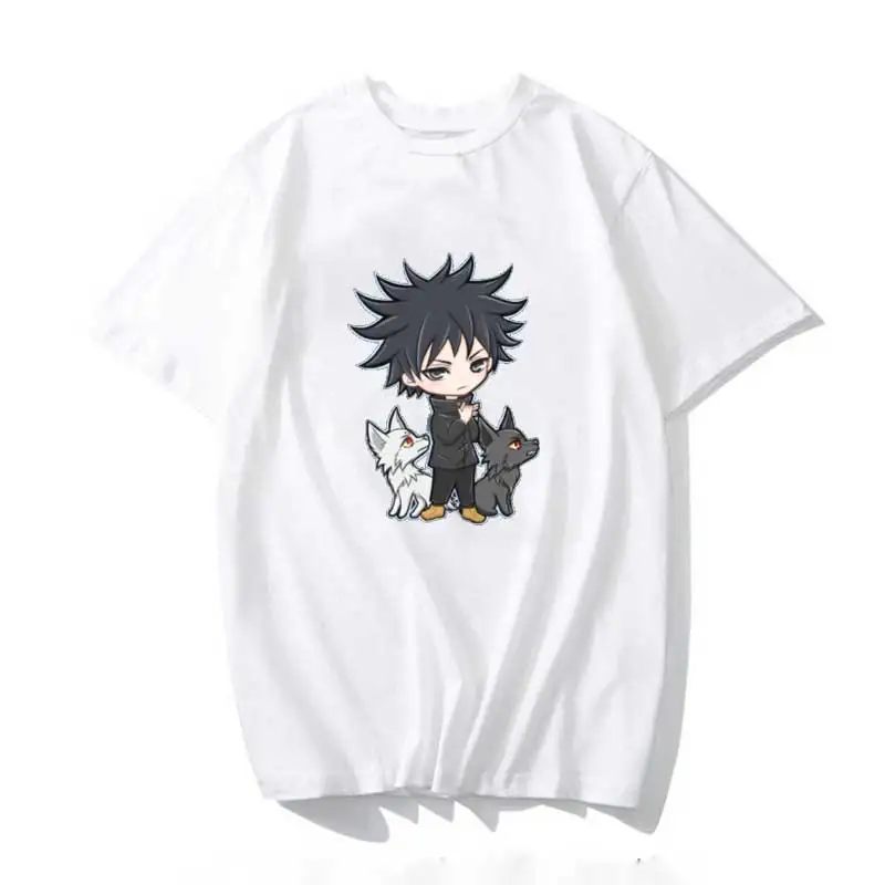 Jujutsu Kaisen Chibi Cute Megumi Fushiguro Wolves T Shirt Men Tops Cartoon T-shirt Karate Graphic Tees Shirt Unisex Shirt Male
Jujutsu Kaisen Chibi Cute Megumi Fushiguro Wolves T Shirt Men Tops Cartoon T-shirt Karate Graphic Tees Shirt Unisex Shirt Male