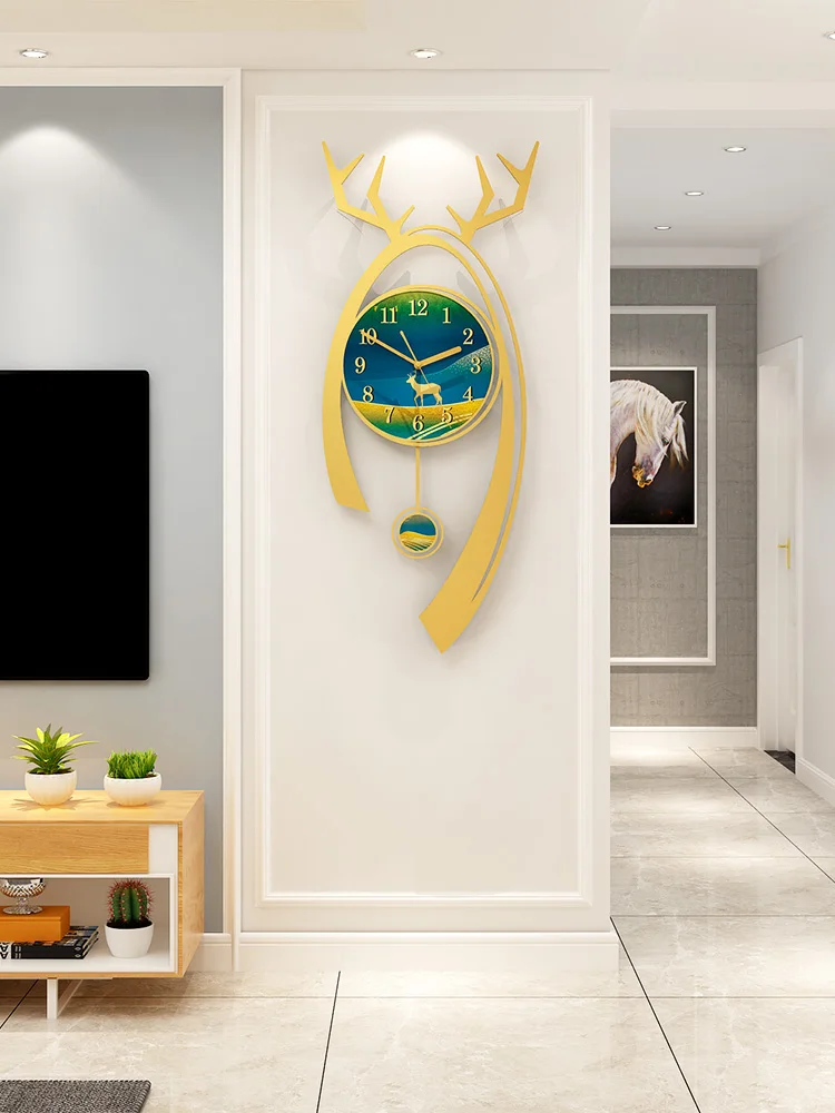 Creative Acrylic Wall Clock Living Room Luxury Deer Head Nordic Modern Wall Clock Silent Mechanism Duvar Saati Home Decor BE50WC
Creative Acrylic Wall Clock Living Room Luxury Deer Head Nordic Modern Wall Clock Silent Mechanism Duvar Saati Home Decor BE50WC
